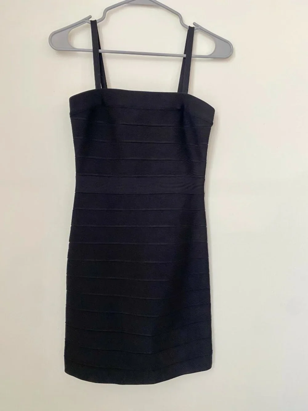 Herve Leger Black Strapless Bodycon Dress | Detachable Straps | NWT - Picture 5 of 10